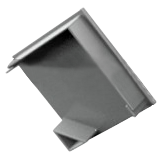 [END-COR002-CI-C] END-COR002-CI-C  - Tampa Perfil COR002 Cinzento Corner