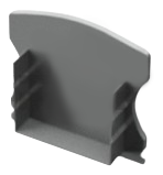 [END-OUT002-CI] END-OUT002-CI - Tampa Perfil OUT002 Cinzenta