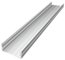 OUT003-W - Perfil Alumínio Saliente 2M Lacado Branco