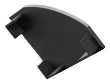 [END-COR001-PR] END-COR001-PR - Tampa Perfil COR001 Preta