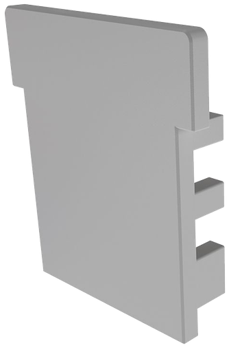 [END-PRO011-CI] END-PRO011-CI - Tampa Perfil PRO011 Cinzenta