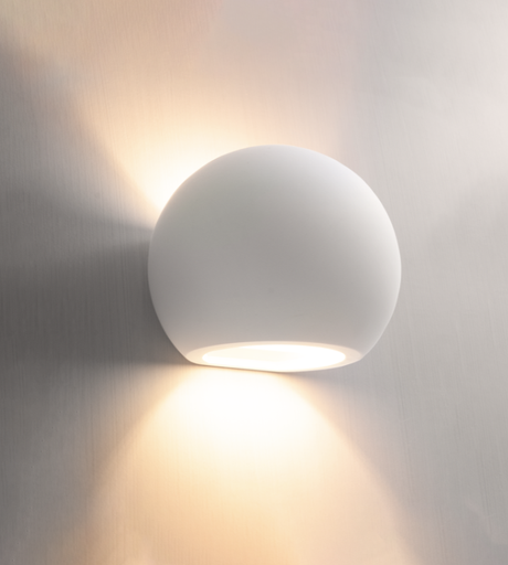 [JESSY-AP150] APPLIQUE IN GESSO JESSY 150x215x115- G9- IP20- Color Box