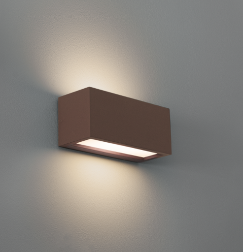 [RVCO-E27] APPLIQUE LED REVERSO CORTEN- E27- IP65- Color Box