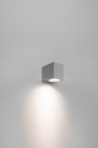 [AXO-1GU10SG] APPLIQUE LED AXO QUADRATA MONODIREZ. GR- GU10- IP44- Color Box