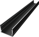 OUT005-B - Perfil Alumínio Saliente 2M Preto