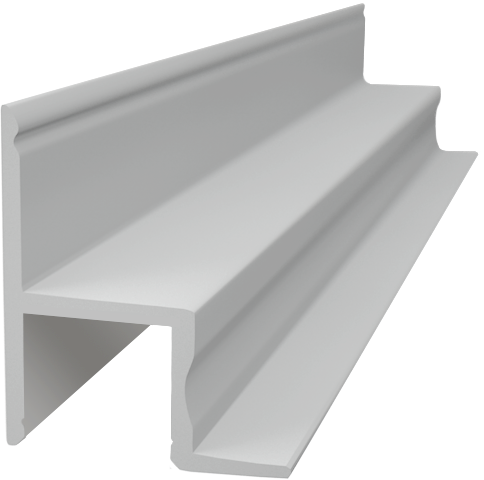 [PRO004-W] PRO004-W - Perfil Alumínio Projeto 2M Lacado Branco