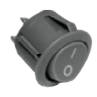 [INT-0/1-CI] Interruptor manual com função ON/OFF 12VDC / 230V AC 6A - Cinzento