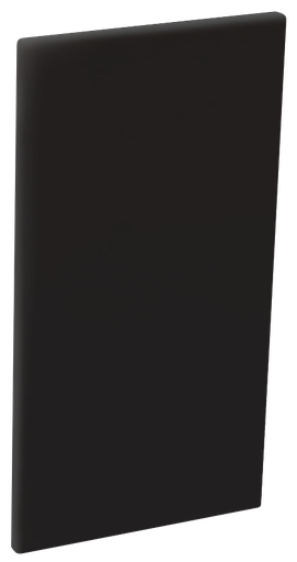 [END-OUT008-PR] END-OUT008-PR - Tampa Perfil OUT008 Preta